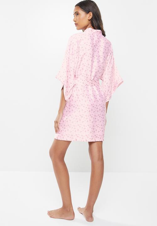 Cotton On - Satin robe - pink