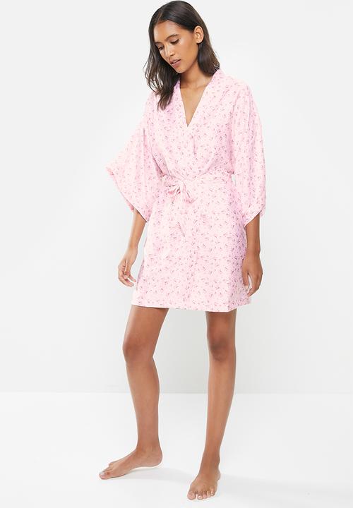 Cotton On - Satin robe - pink