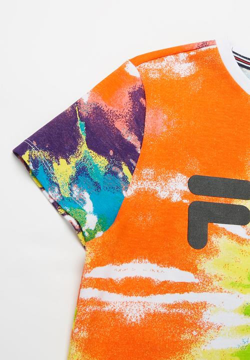 FILA - Deckle tie dye tee - multi