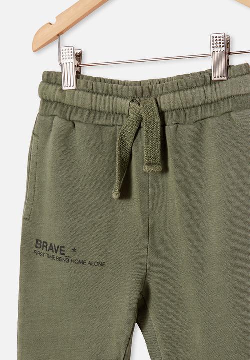 Cotton On - Marlo trackpant - swag green/brave