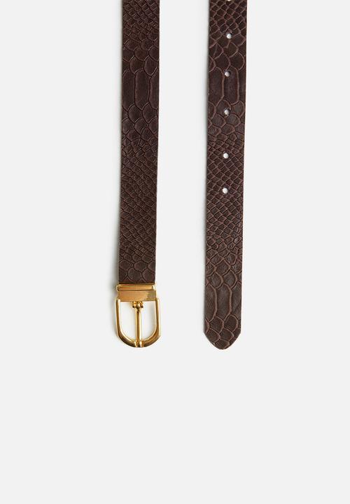 Superbalist - Arya leather belt - brown