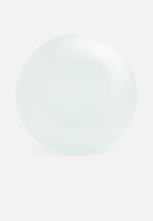 Excellent Houseware - Ridge plate set of 4 - blue