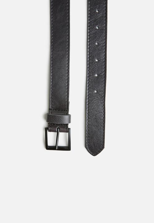 Superbalist - Calem leather belt - black