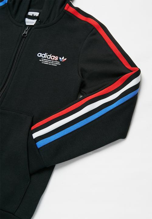 adidas Originals - Full zip hoodie set - black