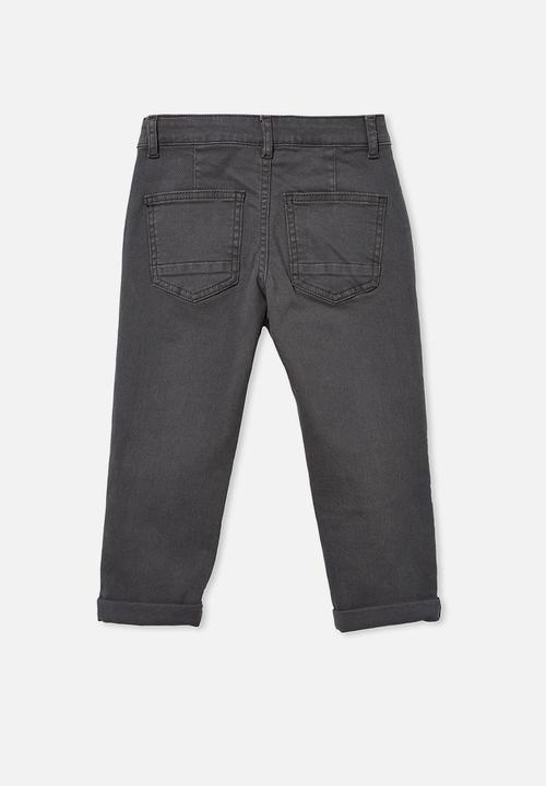 Free by Cotton On - Boys street jean - black