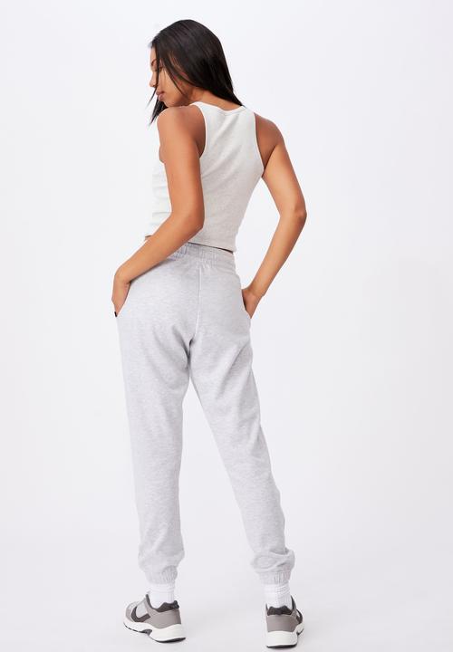 Cotton On - Lifestyle gym track pant - cloudy grey marle