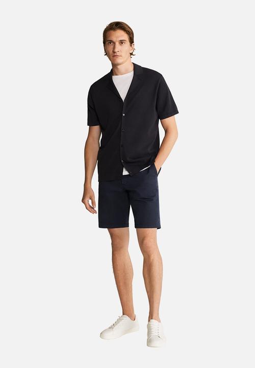 MANGO - Gracia7 bermuda shorts - navy