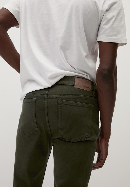 MANGO - Billy jeans - green