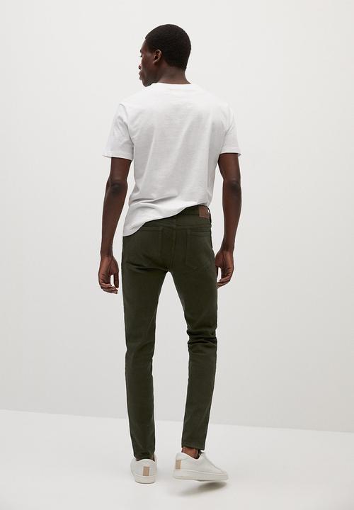 MANGO - Billy jeans - green