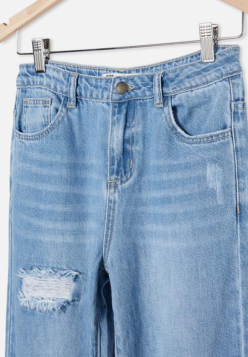Free by Cotton On - Indiana slouch jean - blue