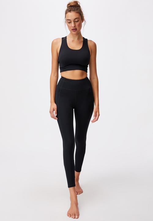 Cotton On - Lifestyle pocket 7/8 tight - black laser