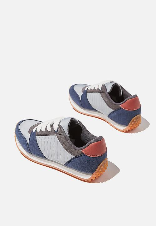 Cotton On - Retro trainer splice - navy