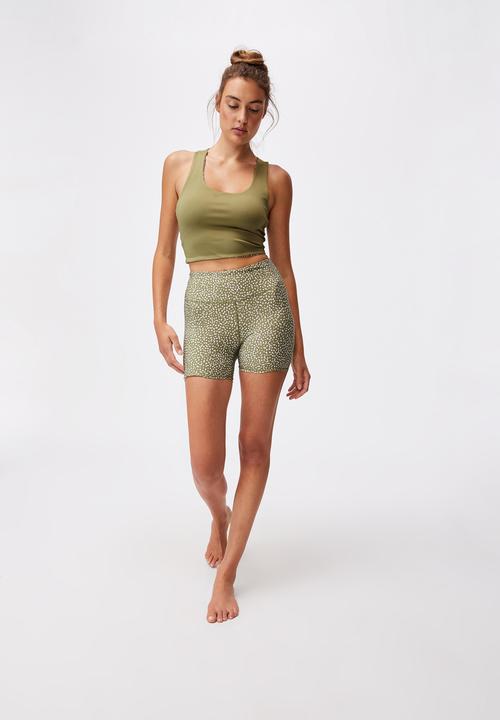 Cotton On - Love you a latte reversible vestlette - olive 