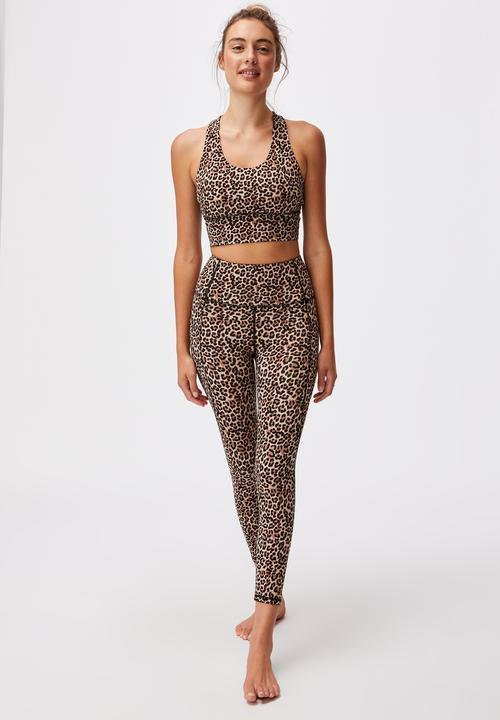 Cotton On - Ultimate booty 7/8 tight - brown 