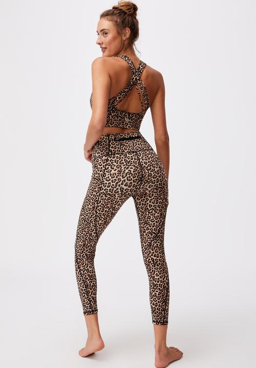Cotton On - Ultimate booty 7/8 tight - brown 