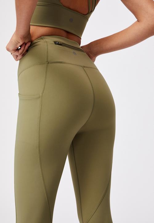 Cotton On - Ultimate booty 7/8 tight - olive