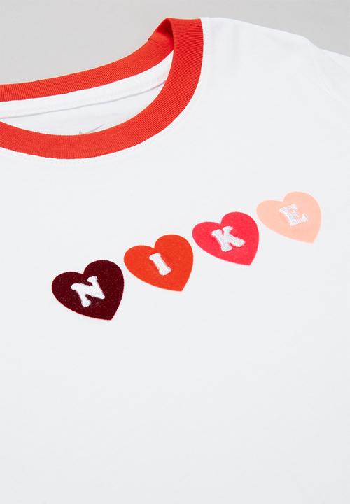 Nike - G nsw tee ringer love - white