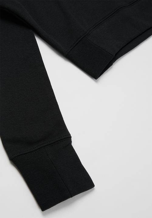 Nike - G nsw crop hoodie fill - black
