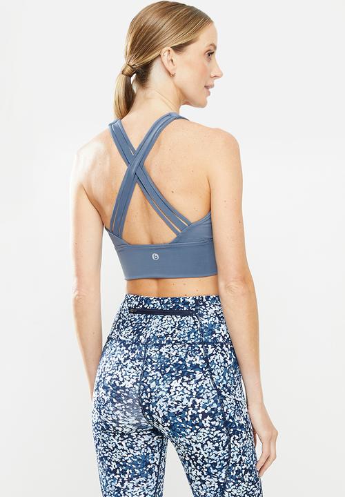 Cotton On - Ultimate longline crop - blue