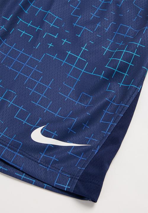 Nike - B  Nike dry short - blue