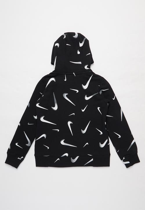 Nike - G nsw aop hoodie  - black