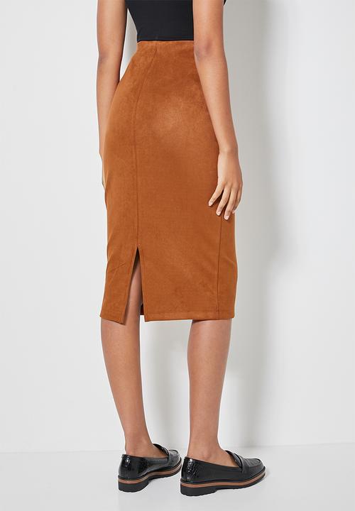 Superbalist - Pencil midi skirt - tan