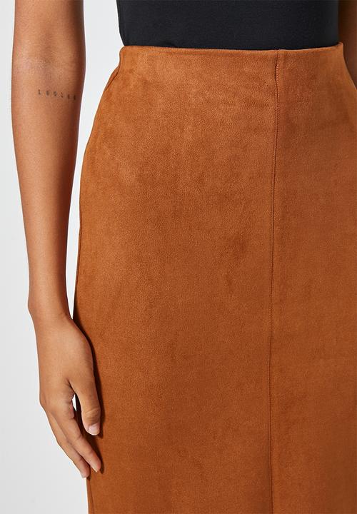 Superbalist - Pencil midi skirt - tan