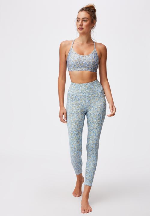 Cotton On - Lifestyle pocket 7/8 tight - wild ditsy navy