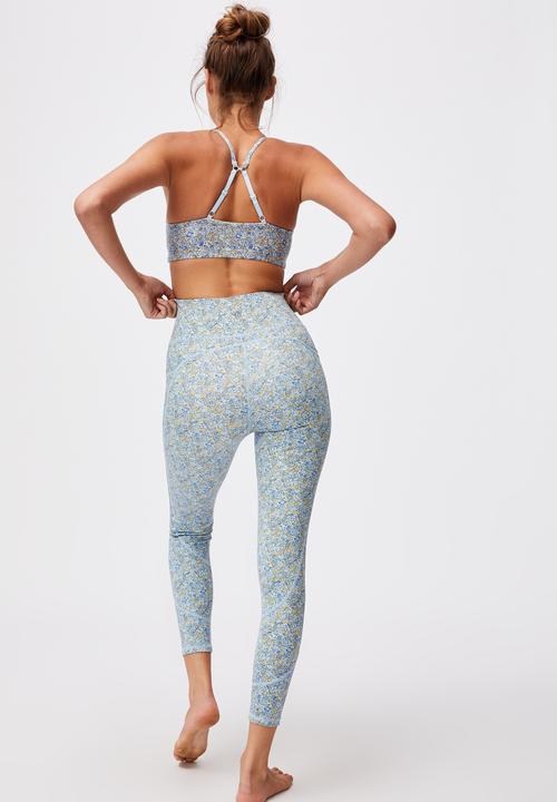 Cotton On - Lifestyle pocket 7/8 tight - wild ditsy navy