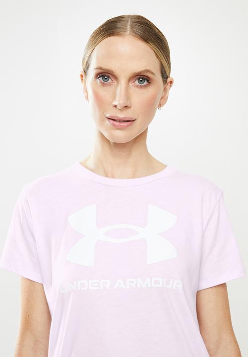 Under Armour - Live sportstyle graphic short sleeve - purple switch