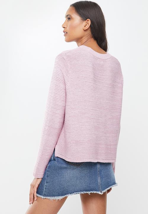 Cotton On - Cotton cropped pullover - purple