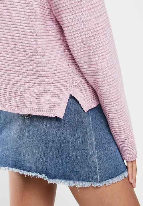 Cotton On - Cotton cropped pullover - purple