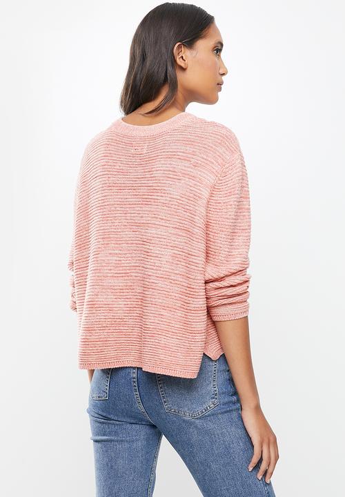 Cotton On - Cotton cropped pullover - pink