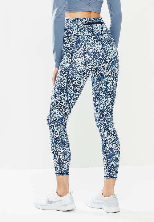 Cotton On - Ultimate booty 7/8 tight - blue & white 