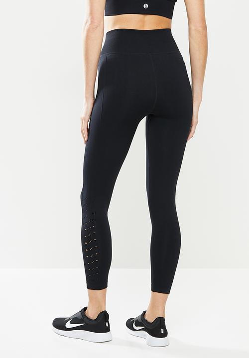 Cotton On - Lifestyle seamless 7/8 yoga tight - black