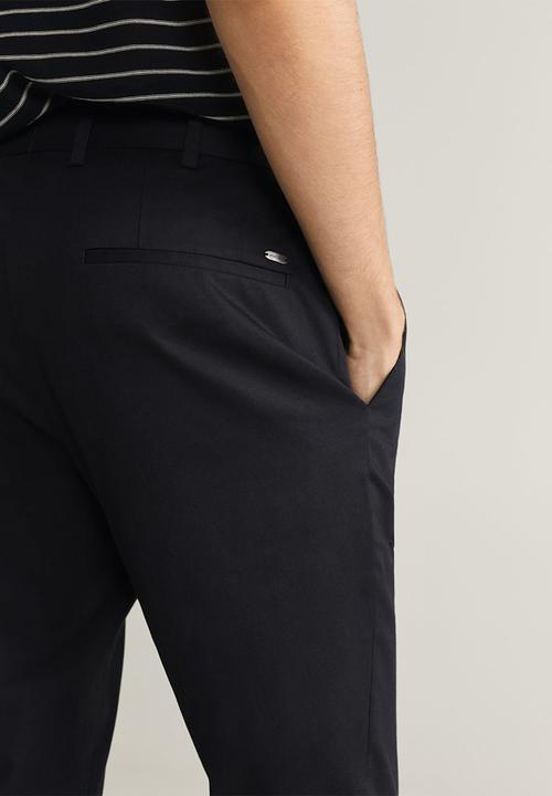 MANGO - Dublin7 trousers - black