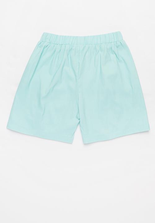 Pop Candy - Girls shorts with belt - blue