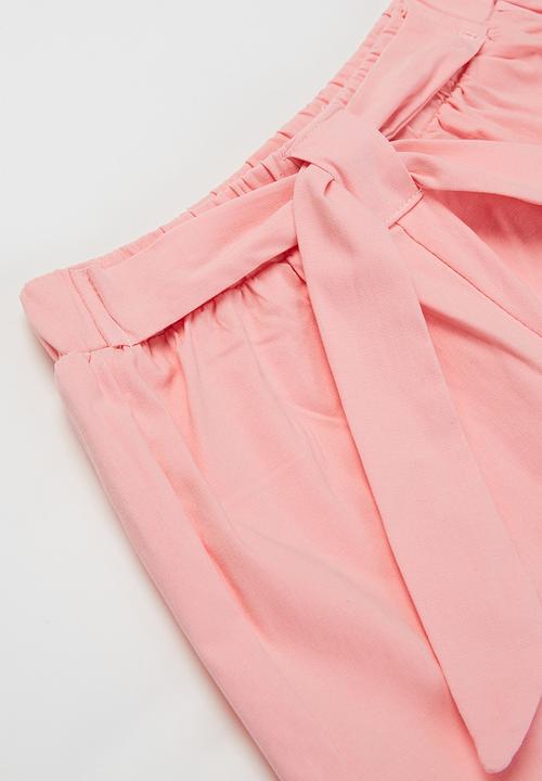 Pop Candy - Girls shorts with belt - pink