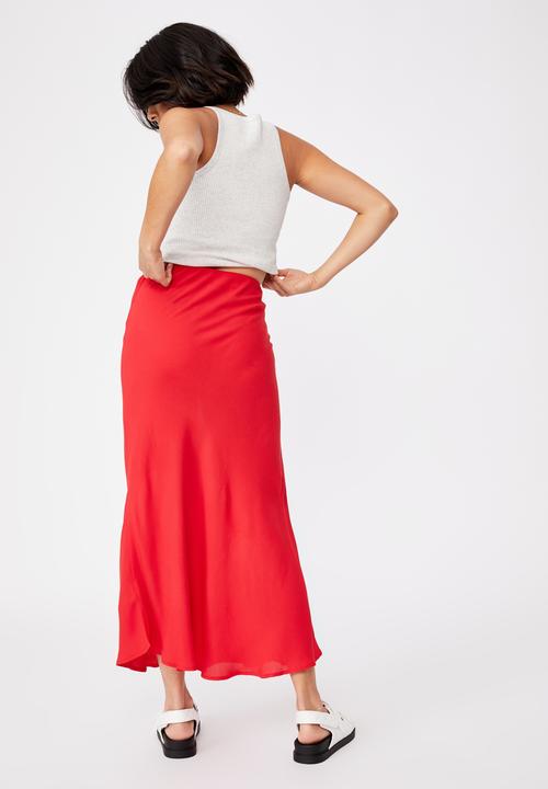 Cotton On - All day slip skirt - lucky red