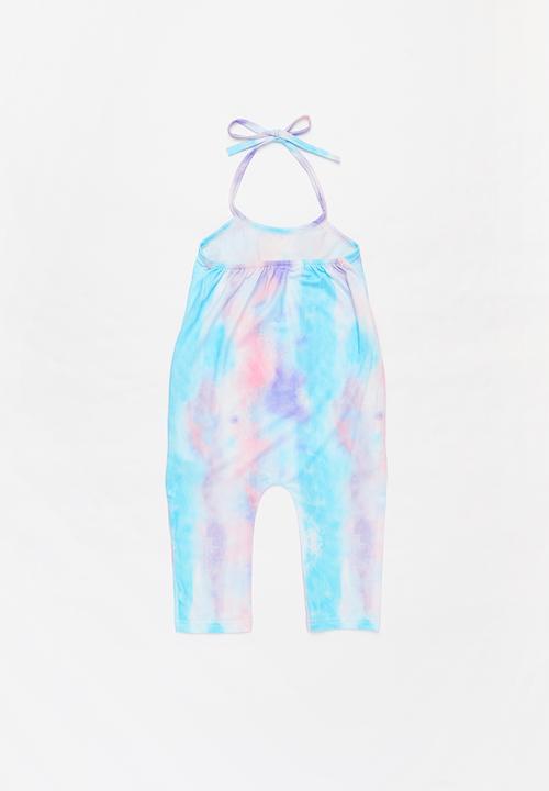 Pop Candy - Girls tie dye jumpsuit - multi