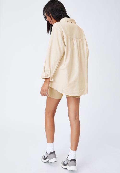 Cotton On - Boyfriend shirt - chalk white