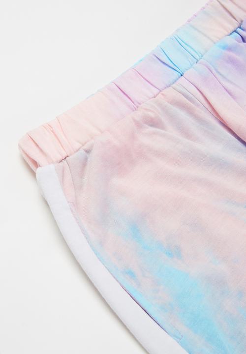 Pop Candy - Girls tie dye tee & pants set - multi