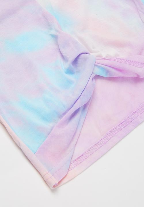 Pop Candy - Girls tie dye tee & pants set - multi