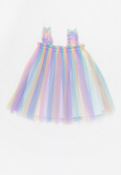 Pop Candy - Girls mesh dress - multi