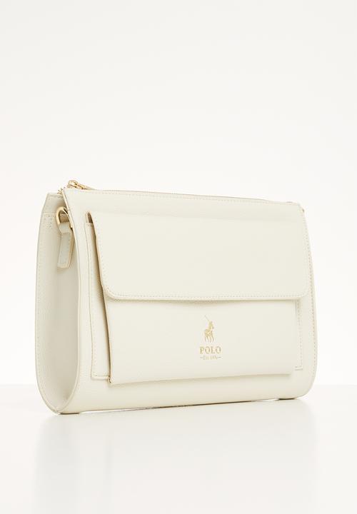 POLO - Gold pony sling bag - cream
