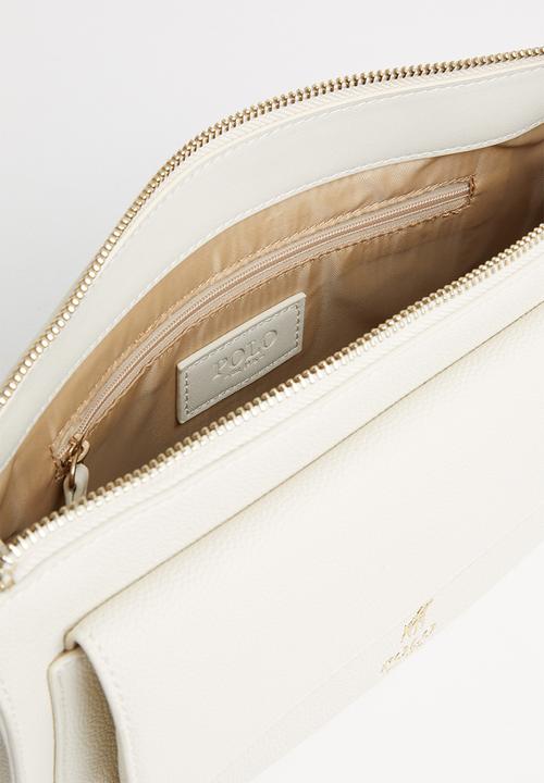 POLO - Gold pony sling bag - cream