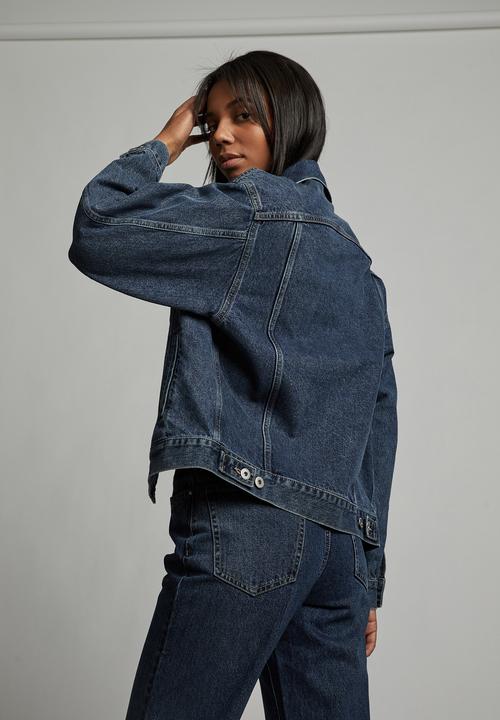 Cotton On - Ultimate oversized denim jacket - southside blue