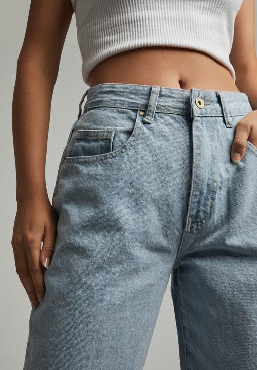 Cotton On - Slouch mom jeans - addis blue