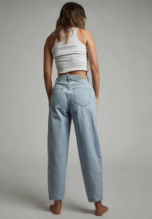Cotton On - Slouch mom jeans - addis blue