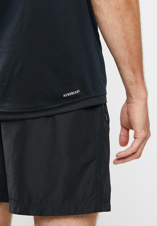 adidas Performance - Pl T-shirt - black & white